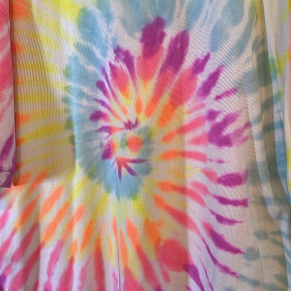 Cotton Polo, 1 of a kind ready for Dead Shows! Bright rye dye colors! - Picture 9 of 11